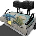 thumbnail image 2 of Yuyamidu Sea Turtle Golf Cart Seat Covers for Club Car Starfish Golf Cart Towel Seat Covers with Front Pockets for 2 Seats Heavy Duty Washable Club Car Accessories in Summer, 2 of 7
