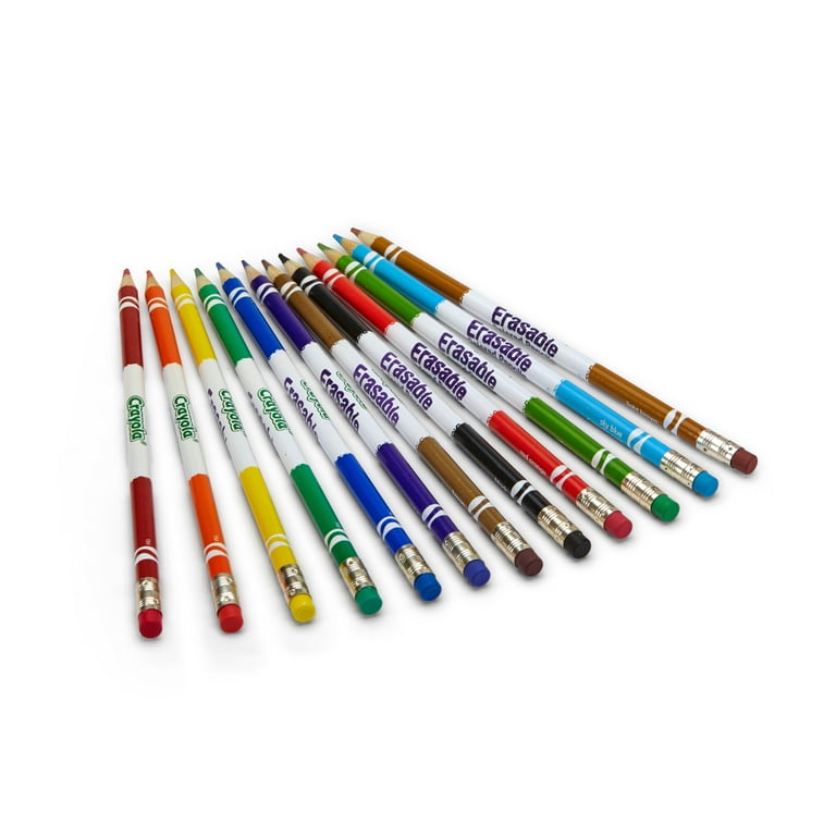 Crayola erasable colored pencils review. 