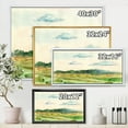 thumbnail image 4 of Designart 'Summer Landscape Of Green Blossoming ' Traditional Framed Canvas Wall Art Print, 4 of 5