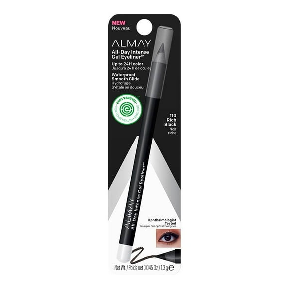 Delineador de ojos Almay All-day intense en gel 110 rich black 8 g