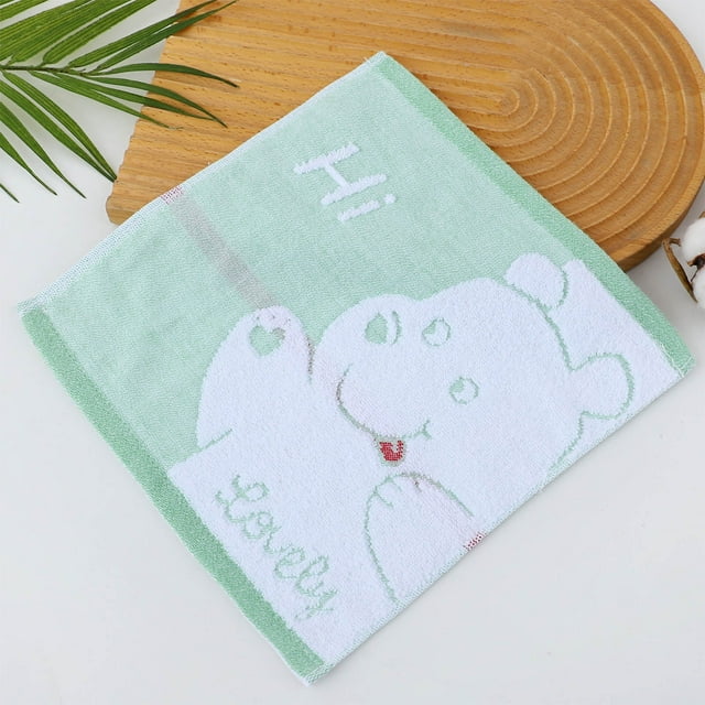 Amzcrzy Funda Nórdica, Sábana, Funda De Almohada De Satén, Algodón, Estampado De Oso Glotón, Toalla Para Bebé De Guardería, Suave, Absorbente, Cuatro Colores, Cuidado Opcional, Piel Delicada Del Bebé
