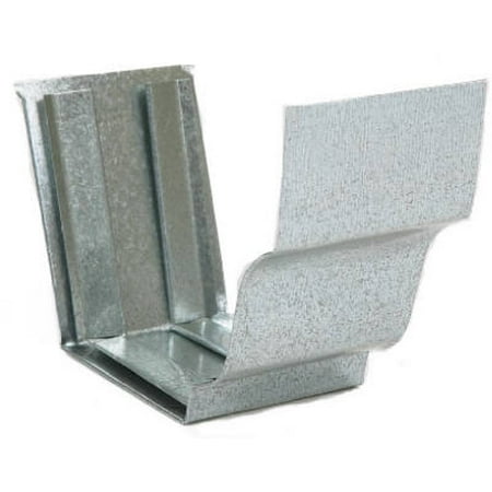 Gutter Slip Joint - AMERIMAX HOME PRODUCTS Gutter Slip Joint Connector, Mill Finish Galvanized Steel, 5-In. 29209