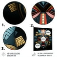 thumbnail image 3 of Designart "Tribal Pende African Mask II" African Tribal Metal Art Print, 3 of 5