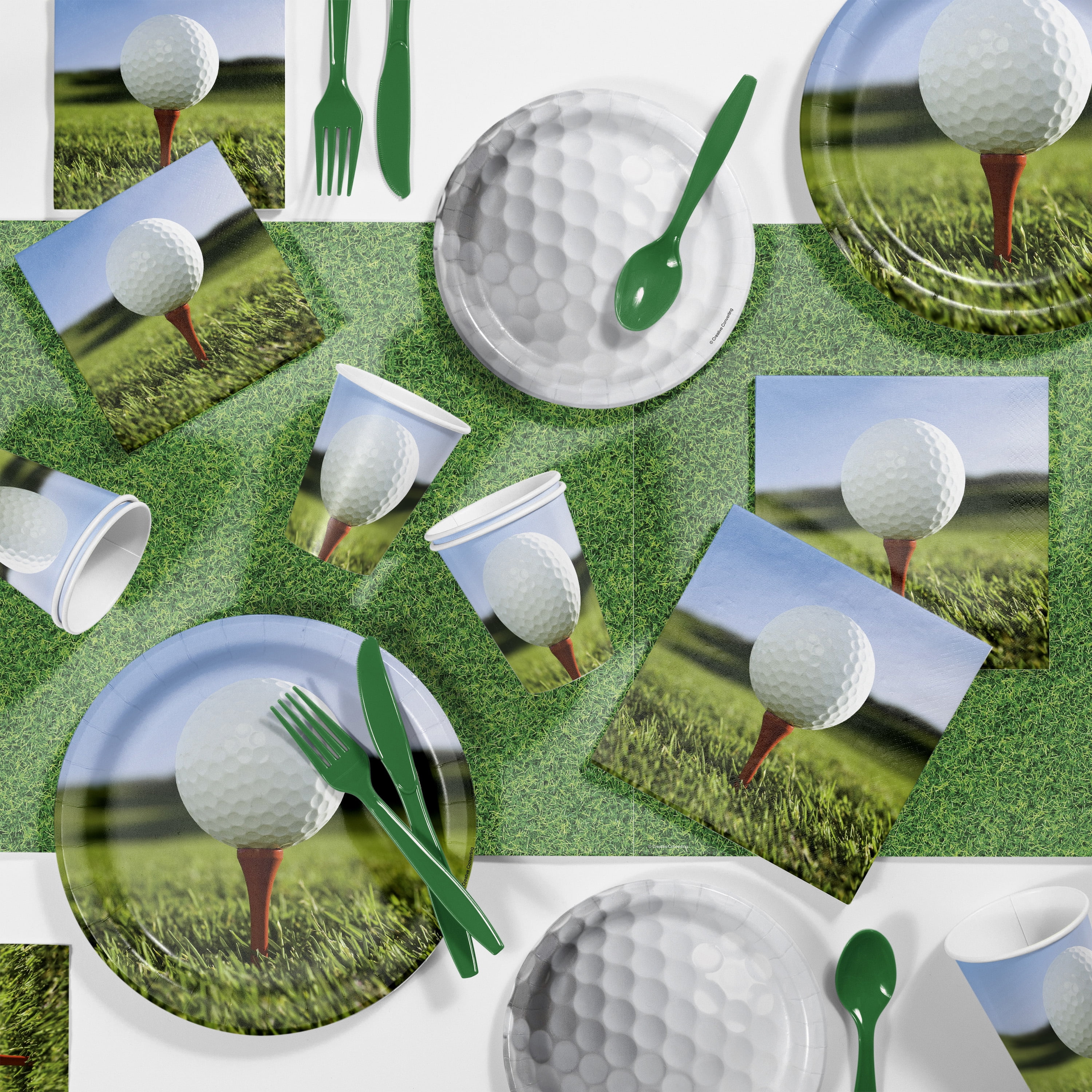 Golf Party Supplies Kit for 8 Guests