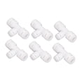 thumbnail image 4 of Conector de tubo PP de grado alimenticio para purificador de agua, 10 Uds., forma de T, 3 vías, 1/4 pulgadas, 3/8 pulgadas VoborMX herramienta, 4 of 8