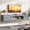 Gray, variant on 80" Gray High-Gloss Floating TV Stand in Engineered Wood for 80" TVs