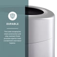 thumbnail image 2 of Safco Products Open Top Trash Receptacle with Liner 9920BL Black, 2 of 6