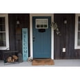 thumbnail image 5 of Rustic Light Aqua Blue Front Porch Welcome Sign, 5 of 5
