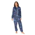 thumbnail image 4 of Adult Christmas Onesie Cosmic Nebula Adult Zipper One-Piece Pajamas Unisex Pajamas with Pockets, 4 of 6