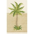 thumbnail image 3 of Authentic Hotel and Spa  Turkish Cotton Palm Tree Embroidered Cream Hand Towels (Set of 2), 3 of 3