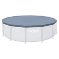 thumbnail image 1 of Funsicle 14 Foot Durable Round Pool Cover for Oasis and Activity Pools, Gray, 1 of 10