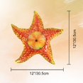 thumbnail image 4 of Adornos de decoración de pared de estrella de cristal, decoración de Navidad, decoración para hogar, decoración de pared de 12 BLESIY Colgante de pared de estrella de mar, 4 of 8