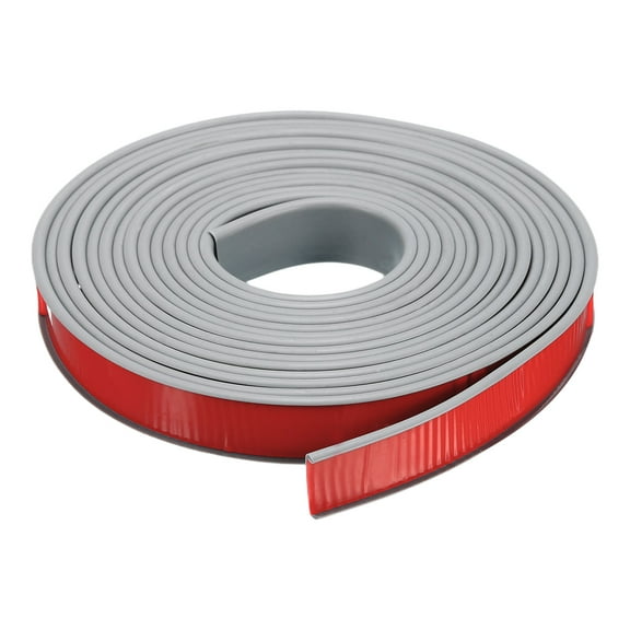 U-Shape Edge Banding, 16.4ft Self-Adhesive U Channel Edge Protector TPE Flexible Furniture Edge Protector Veneer Edging Trim for Cabinet Table Shelves (20mm, Grey)