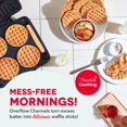 thumbnail image 3 of Dash Multi Mini Waffle Maker - Makes Four Waffles, 3 of 9