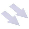 thumbnail image 1 of Unique Bargains Directional Arrow Sticker, 12' PVC Arrow Removable Adhesive Decals for Wall Floor Marking, White, 24Pack, 1 of 6