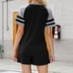 thumbnail image 5 of Camiseta de manga corta para mujer pantalones con bolsillos algodón ajuste holgado traje de dormir FLhrweasw Nuevo, 5 of 7