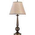 thumbnail image 2 of Coaster Lampe de Table Traditionnelle en Métal avec Abat-Jour Conique en Bronze, 2 of 2
