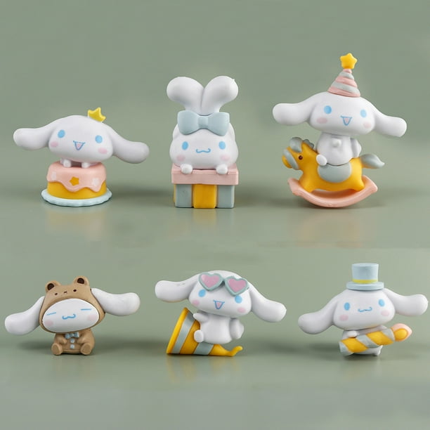 Figuras de acción YANGJIJIN Cinnamoroll PVC 6cm 6 unidades
