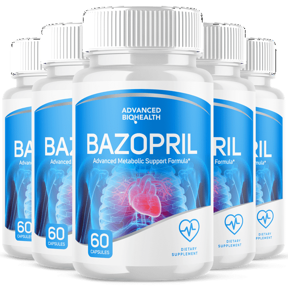 Bazopril Blood Support Pills Advanced Formula Vitamin Supplement 300 Capsules