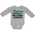 thumbnail image 3 of Inktastic Future Volleyball Player Boys Long Sleeve Baby Bodysuit, 3 of 5