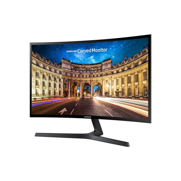 SAMSUNG 24" Class Curved Full HD (1920 x 1080) 60Hz 4ms FreeSync Monitor - LC24F396FHNXZA