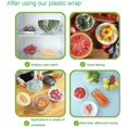 thumbnail image 4 of 100 Pack Poly Fridge Freshness Shrink Bags for Keeping Leftovers, Fruit, Meat and Dust Fresh (100), 4 of 5