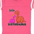 thumbnail image 4 of Inktastic Little Sistersaurus Girls Baby Bodysuit, 4 of 5