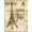 Unframed, variant on Art.com Paris Collage I - Eiffel Tower Art Print by Gregory Gorham, 12" x 16"