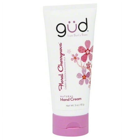 gud Floral Cherrynova Natural Hand Cream, 3 oz