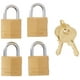 thumbnail image 1 of Candado Master Lock Latón Macizo 3/4 Pulgadas Llaves Iguales Paquete de 4, 1 of 8