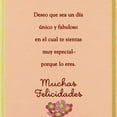 thumbnail image 4 of Hallmark VIDA Spanish-Language Birthday Card (May This Be a Uniquely Fabulous Day), 4 of 7