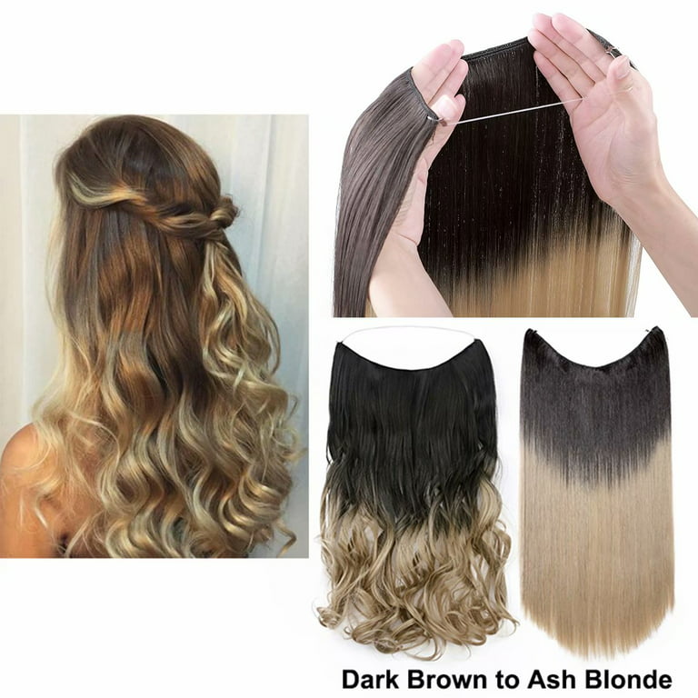 Natural Straight Hair in Ash