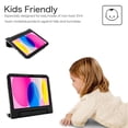 thumbnail image 3 of SaniMore iPad 10th Generation 2022 Case Kids, iPad 10.9 10th Gen Case for Children - Kiddie Series [Pencil Grove] [Handle Kickstand] Shockproof Boys Girls Cover, Black, 3 of 9