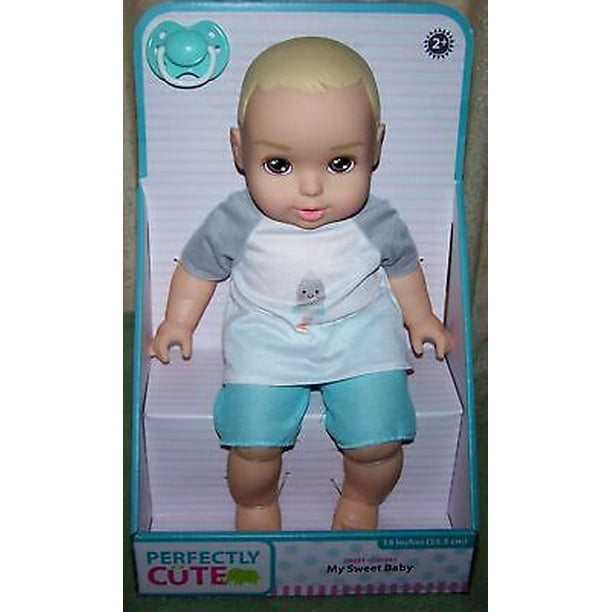 Perfectly Cute My Sweet Baby 14" Baby Boy Doll Blonde Hair