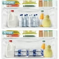 thumbnail image 6 of Sorbus Fridge Bottle Organizer with Lid, Holds 9 Bottles, Stackable Clear Plastic (4 Pack), 6 of 8