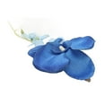 thumbnail image 5 of 5 Pcs Groom Boutonniere Elegant Men Wedding Flower Lifelike Permanent Reusable Artificial Brooch Flower Blue, 5 of 8