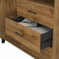 thumbnail image 3 of Somerset 6 Piece Full/Queen Size Bedroom Set in Fresh Walnut - Engineered Wood, 3 of 7