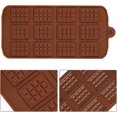 thumbnail image 2 of Moldes de chocolate, moldes de silicona, moldes para barras de chocolate, moldes antiadherentes reutilizables para hornear, moldes para bandejas de hielo, moldes dulces, moldes par, 2 of 5