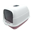 thumbnail image 4 of kusrkot Large Cat Litter Box with Lid Enclosed and Covered Easy Tidy Litter Tray Prevent Pink Bottom, 4 of 9