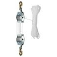 thumbnail image 4 of AMLESO Rope Pulley Hoist for Heavy Lifting Block and Tackle Pulley System 20 m Rope, 4 of 8