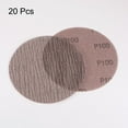 thumbnail image 3 of Uxcell 20pcs Mesh Sanding Discs 5 Inch Hook and Loop Sanding Net 100 Grits Dust Free Abrasive Pads for Wood Furniture, 3 of 6