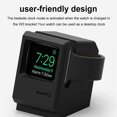 thumbnail image 2 of Soporte de cargador Soporte de base antideslizante para Apple Watch 7 6 5 4 3 2 1 (Negro) Hugtrwg Nuevos Originales, 2 of 8