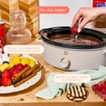 thumbnail image 3 of Beautiful 2.5 Qt Dip and Serve Manual Slow Cooker, Porcini Taupe by Drew Barrymore, 3 of 11