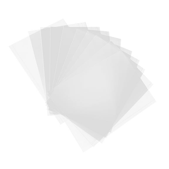 Tineasur Clear Resin Epoxy Sheets 20 Pieces Plastic Material for Crafting Projects and Art Supplies