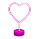 thumbnail image 2 of Fiudx Luz Led de San Valentín, Decoración de Neón con Forma Romántica, Base Redonda con Alimentación Usb, Brillo Suave para Cualquier Habitación, Perfecta para San Valentín, Aniversarios, Bodas, Tama, 2 of 6