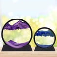 thumbnail image 3 of Moving Sand Art Picture 7\" Round Glass 3D Hourglass for Deep Sea Sandscape Decor, 3 of 11