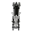 thumbnail image 2 of Drive Medical Lightweight Transport Wheelchair, 17" Seat, Silver, 2 of 6