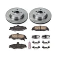 thumbnail image 3 of Power Stop Rear Stock Replacement Brake Pad and Rotor Kit KOE1568, 3 of 8
