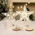 thumbnail image 2 of KG Xmas Factory Weihnachten Dekorationen 15 cm Árbol clásico de plástico Estrella Luz Adorno para árbol de Navidad Estrella para árbol de Navidad, 2 of 4