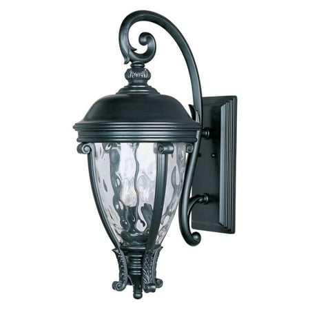 - Maxim 41426WGBK Camden VX Outdoor Wall Mount - 13W in. Black